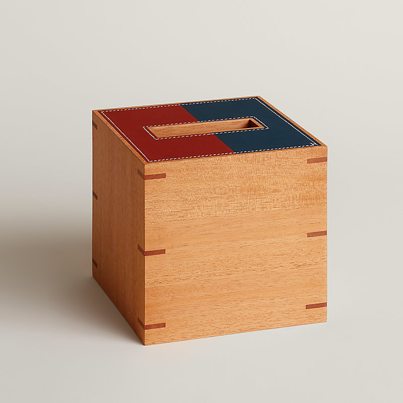 Pleiade square tissue box | Hermès Thailand